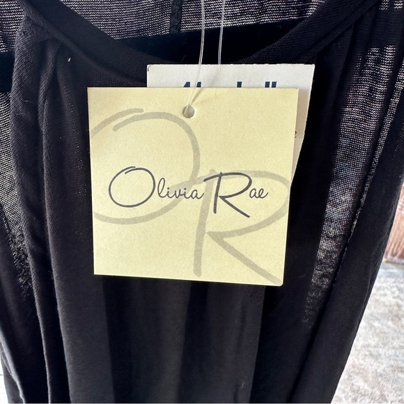 Olivia Rae - Flowy long dress - Black - S - Picture 4 of 5